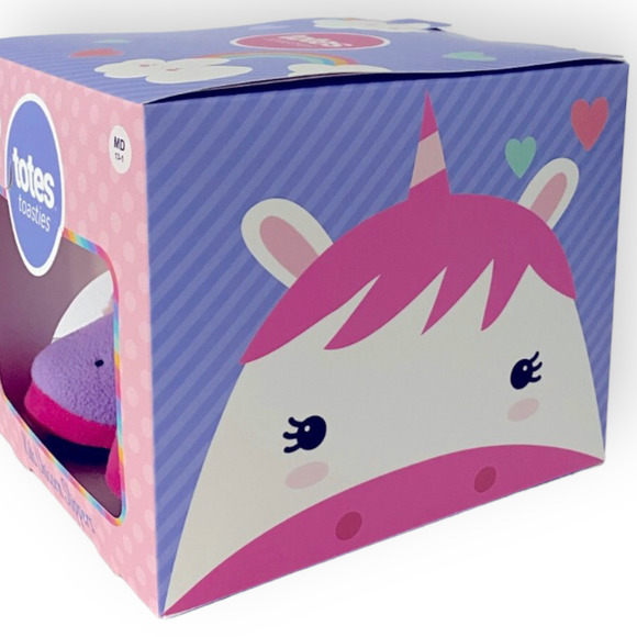 Totes Toasties Kids Unicorn Slippers Multi Size *you choose* - Picture 11 of 12